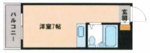 REV35【702号室】の間取り