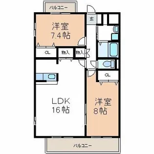 メゾン・リド【3階】の間取り