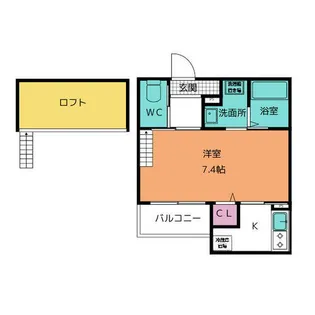 グレイス城北【301号室】の間取り