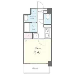 パークハイム日比野【6階】の間取り