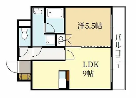 コリンノルド【4階】の間取り