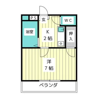 サンライズ香坂【4階】の間取り
