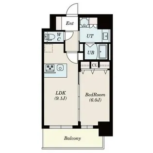 メイクス熱田大宝【906号室】の間取り