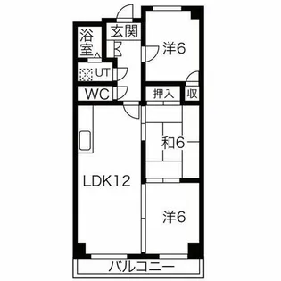 第3高杉マンション【2階】の間取り