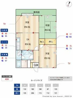 アールコート鹿の子台C棟【1階】の間取り