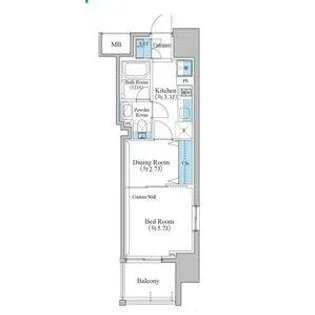 ブランシエスタ泉【4階】の間取り