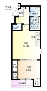 フジパレス高石加茂【103号室】の間取り