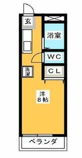 サンライフ小林A棟【102号室】の間取り