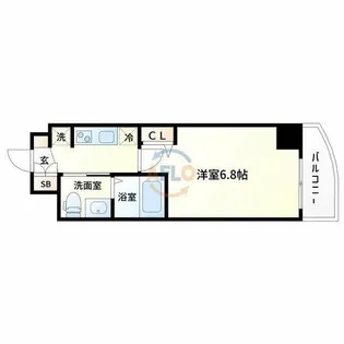 セレニテ九条リアン【5階】の間取り