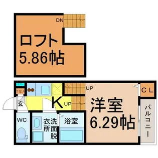 メゾンラフィネ【1階】の間取り