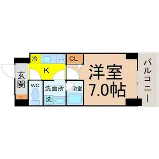グランドゥール名駅西【8階】の間取り