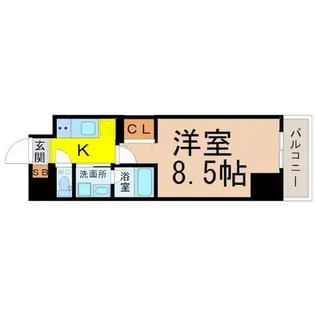 リシュドール名駅南【4階】の間取り