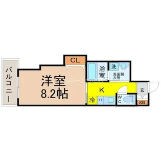 エルメディオ千種【7階】の間取り