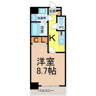 PRESTAGE名駅(プレステージ名駅)【6階】の間取り