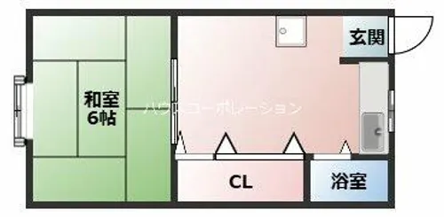 新光マンション【2階】の間取り