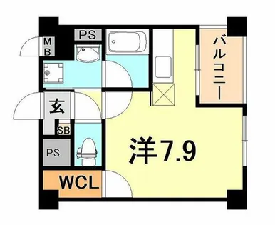 カノン甲南山手【2階】の間取り