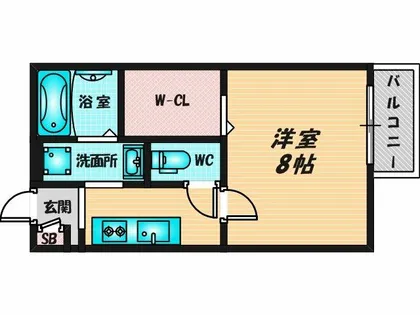 Blanc fleur【2階】の間取り