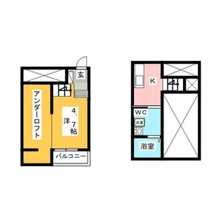 L’endroit apaisant【2階】の間取り