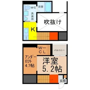 FONTANATAKABATA(フォンターナタカバタ)【1階】の間取り
