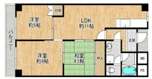コートSU【2階】の間取り