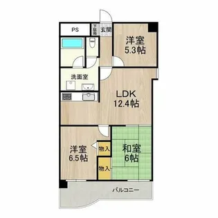 フェニックスロベニュー【2階】の間取り