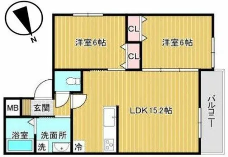 羽曳野新築PJ【1階】の間取り