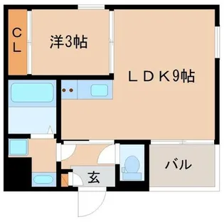 REGALEST杭瀬【3階】の間取り