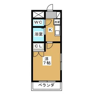ロッキー正徳【2階】の間取り