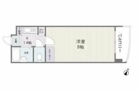 グランディール平尾山荘【5階】の間取り