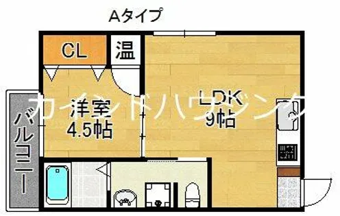 Fメゾン北加賀屋Ⅱ番館【1階】の間取り