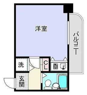 レバンガ長居公園AP【5階】の間取り
