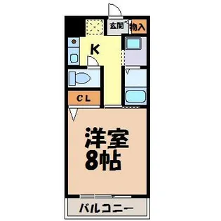 八晃ビル【3階】の間取り