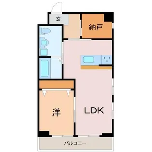 ハイツ西郊【303号室】の間取り