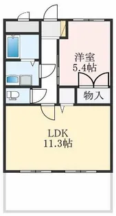 大阪府和泉市一条院町【アパート】の間取り