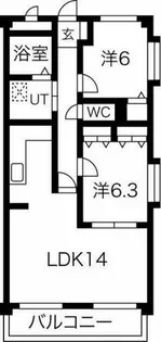 和泉乃郷1号館【1階】の間取り