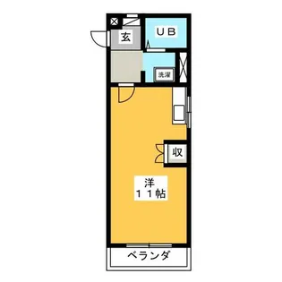 サンパレス植田【3階】の間取り