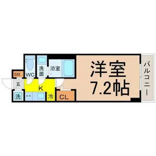 S-RESIDENCE名駅太閤【6階】の間取り