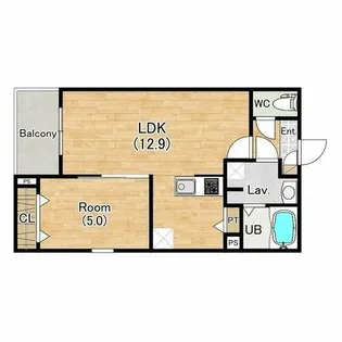 ジーメゾン今伊勢セレナ【3階】の間取り