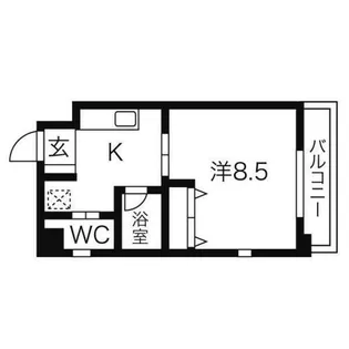 E-HOUSE【5階】の間取り