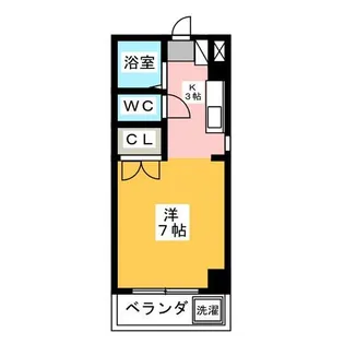 ホーメスト東山【3階】の間取り