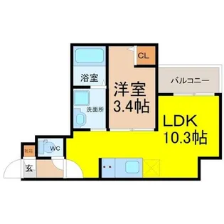 Jack koshinⅤ【1階】の間取り