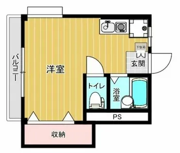リファレンス大濠西【3階】の間取り
