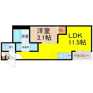Jack koshinⅥ【2階】の間取り