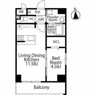 GRAN DUKE代官町reverso【2階】の間取り