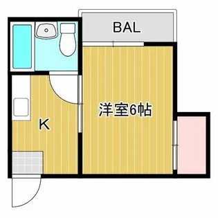 第2友マンション【2階】の間取り