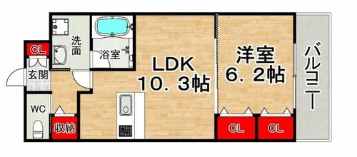 Mayfer【1階】の間取り