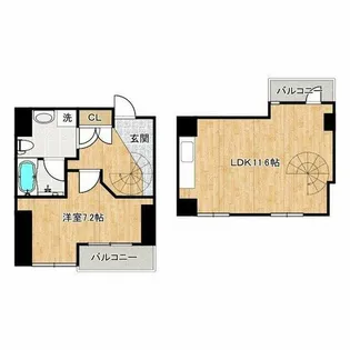 ラジエーションコート【6階】の間取り