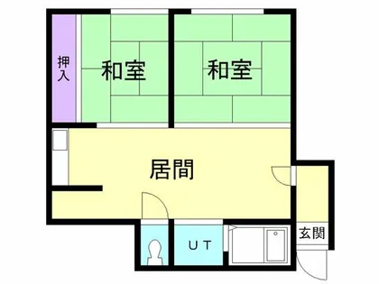 東光マンション【3-B号室】の間取り