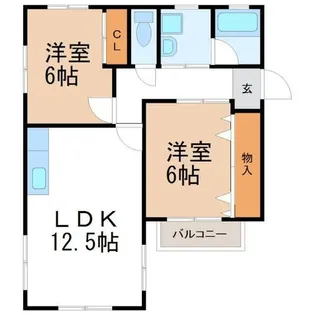 Jハイツ C【202号室】の間取り