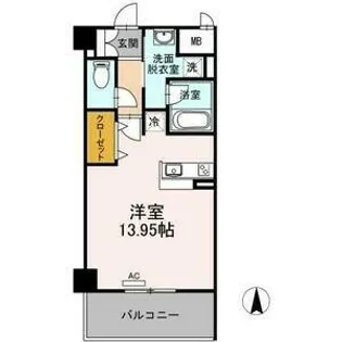 SKY GATE 主税町【3階】の間取り